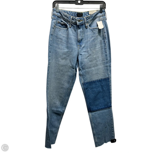 Jeans Straight By Free Assembly In Blue Denim, Size: 8