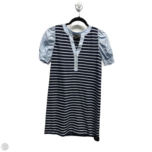 Dress Casual Short By Loft In Blue & White, Size: Xsp