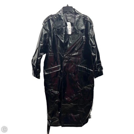 Coat Other By Express In Black, Size: Xl