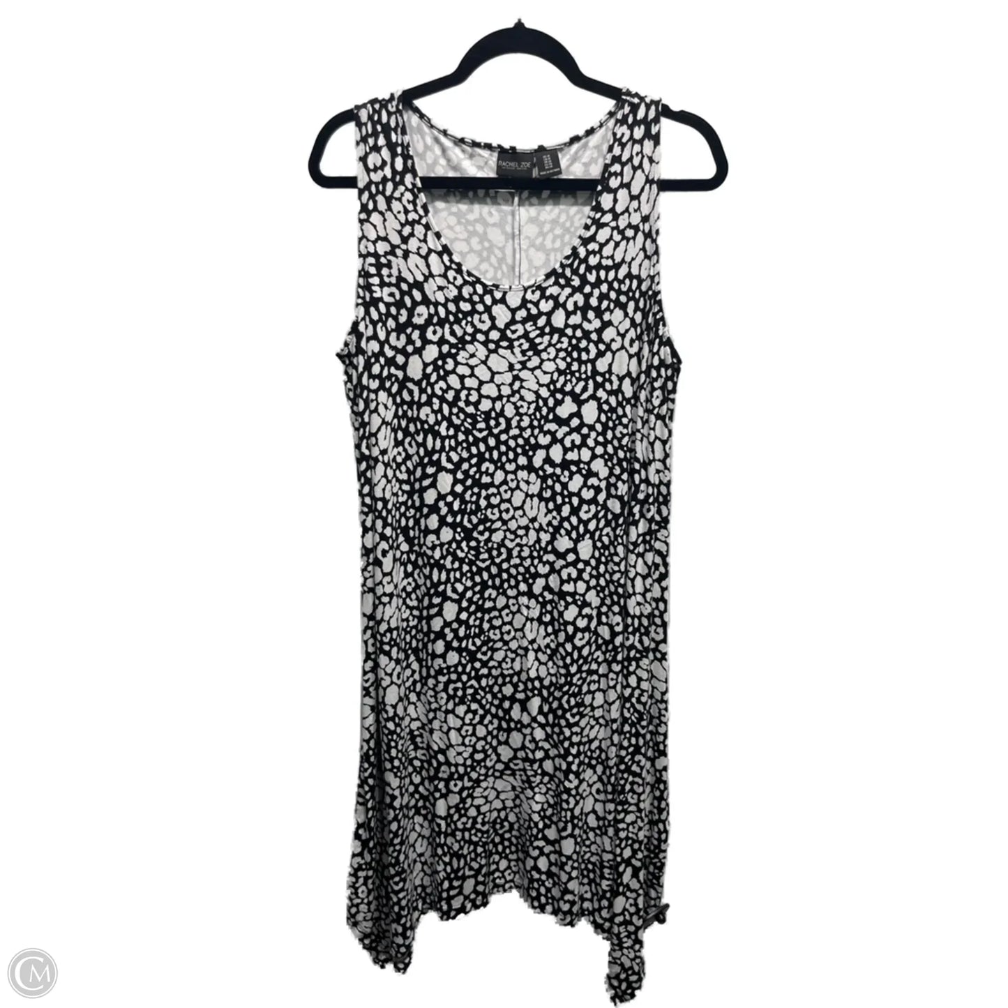 Dress Casual Short By Rachel Zoe In Black & White, Size: 1x