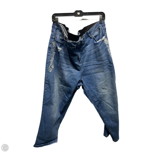 Jeans Skinny By Avenue In Blue Denim, Size: 24