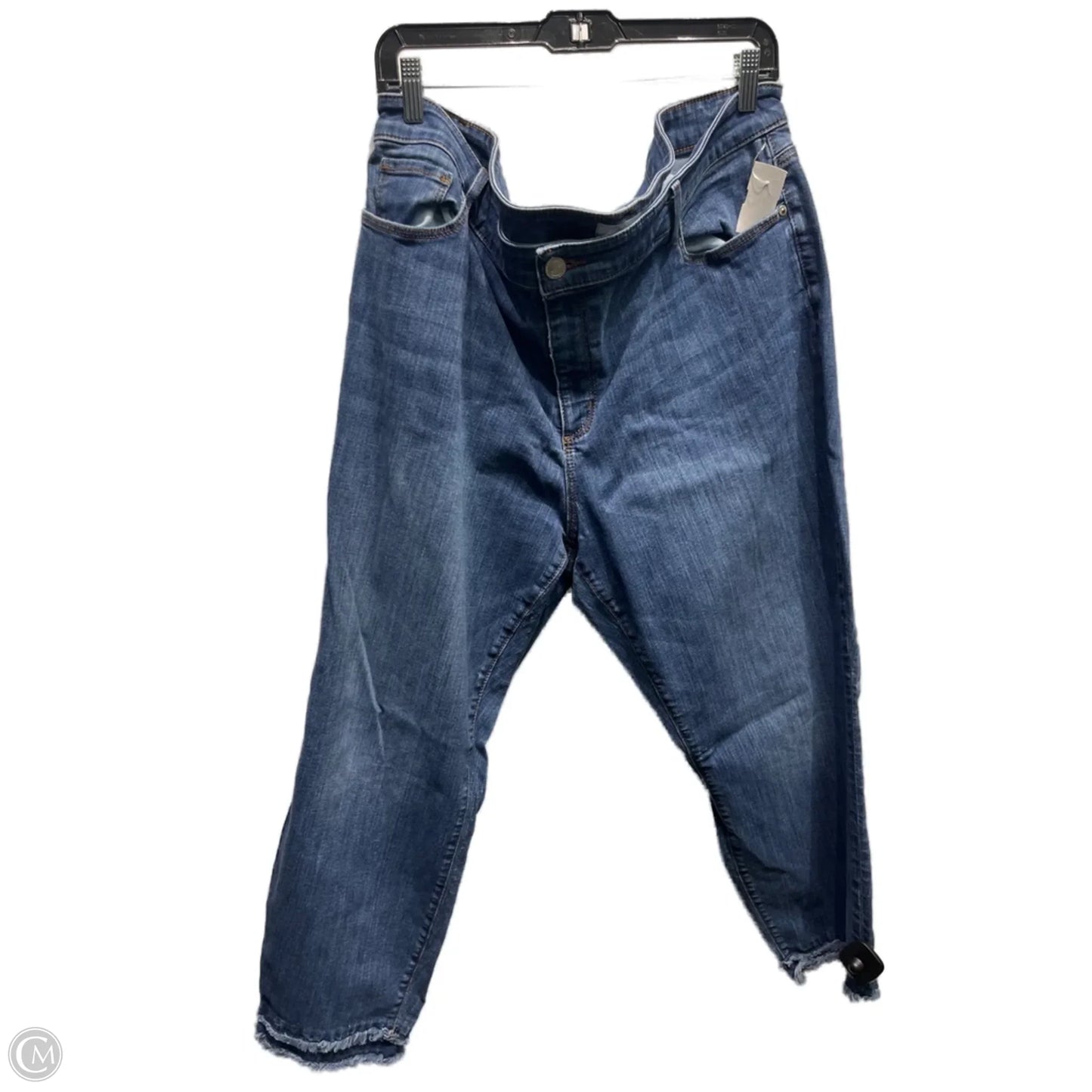 Jeans Skinny By Loft In Blue Denim, Size: 24