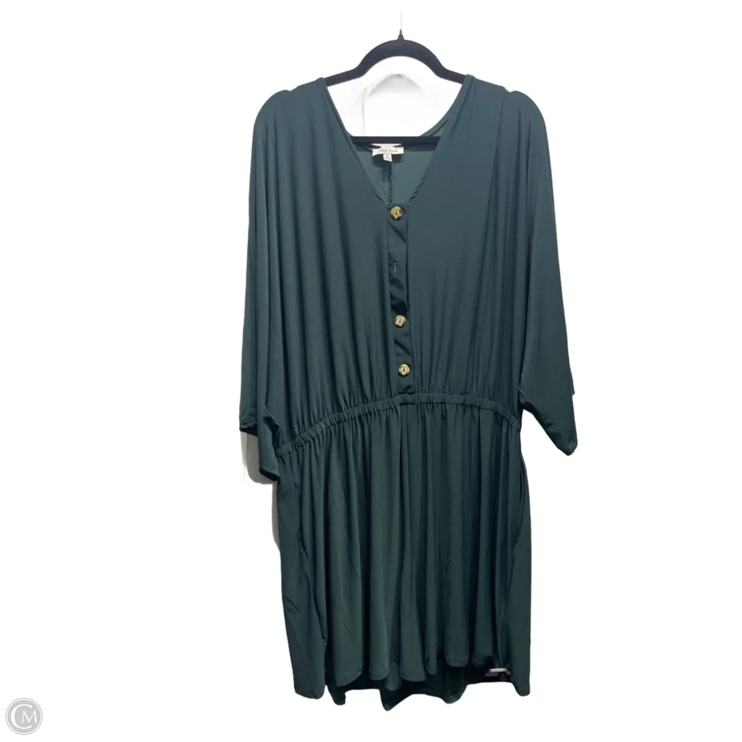 Romper By White Birch In Green, Size: 3x