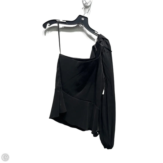 Blouse Long Sleeve By White House Black Market In Black, Size: 6