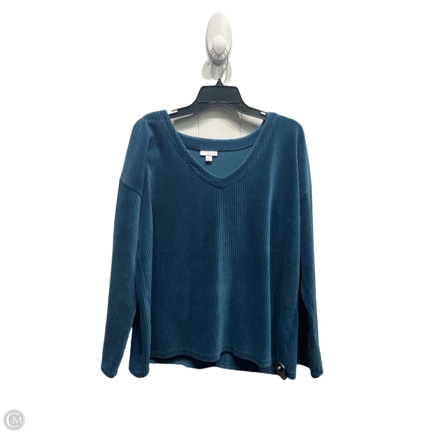 Top Long Sleeve By J. Jill In Green, Size: L