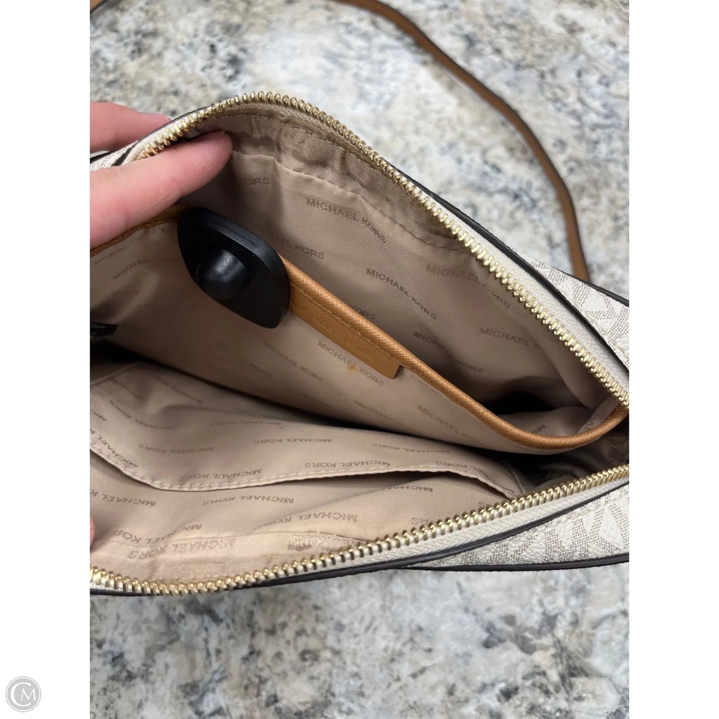 Crossbody Designer By Michael Kors, Size: Small