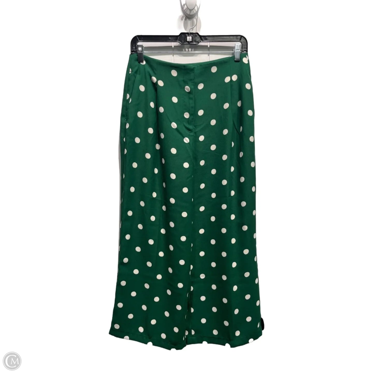 Pants Dress By Ann Taylor In Green & White, Size: 4p