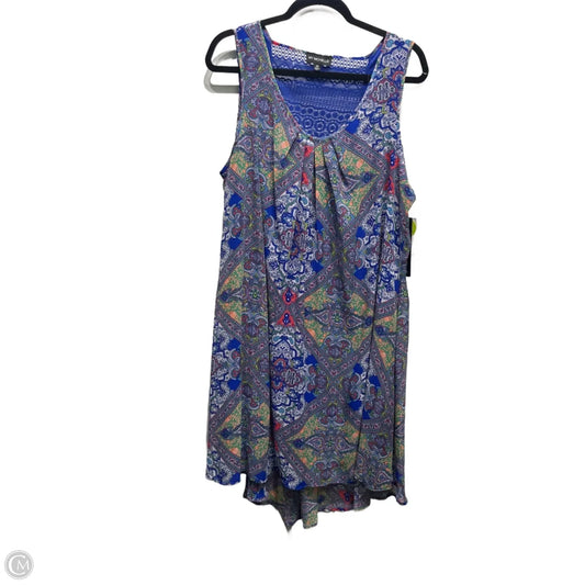 Dress Casual Short By My Michelle In Orange & Red, Size: 2x