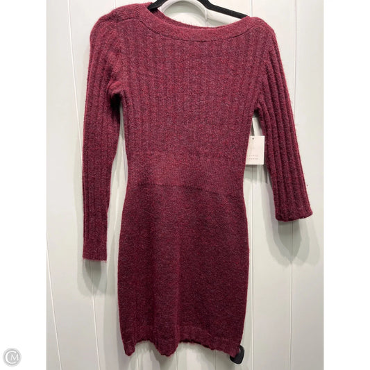 Dress Sweater By Lc Lauren Conrad In Red, Size: Xs