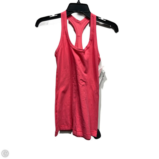 Athletic Tank Top By Lululemon In Pink, Size: Xs