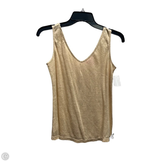 Top Sleeveless Designer By Lilly Pulitzer In Gold, Size: Xxs