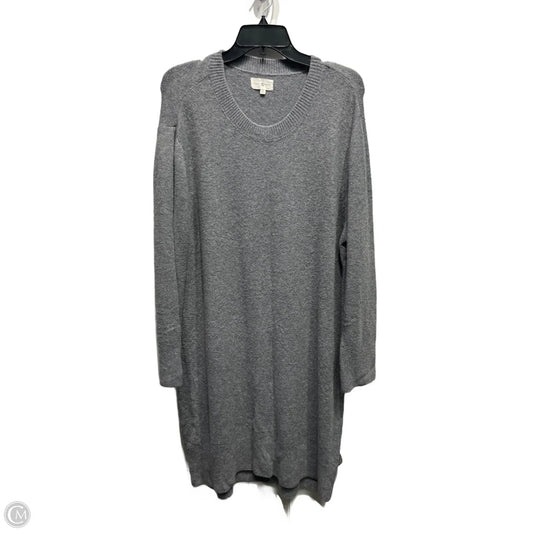 Dress Sweater By Lou And Grey In Grey, Size: Xl