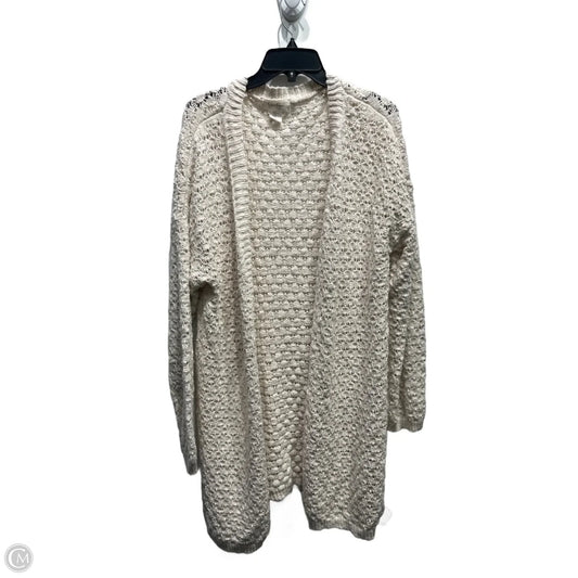 Sweater Cardigan By Jessica Simpson In Tan, Size: Xl