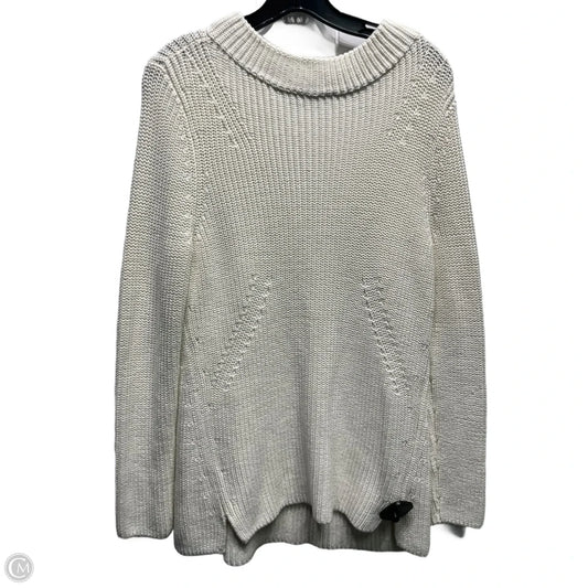 Sweater By Talbots In White, Size: Lp