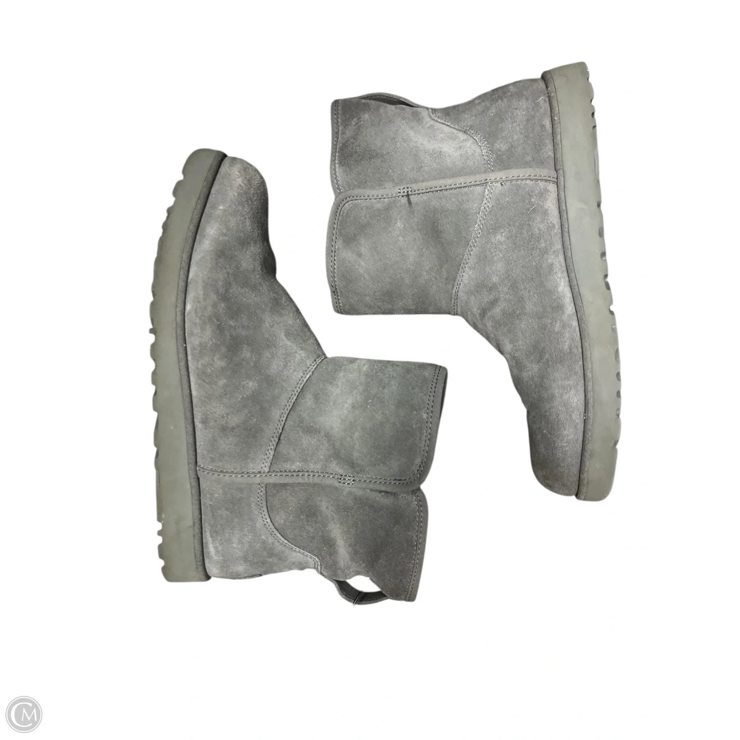 Boots Designer By Ugg In Grey, Size: 10