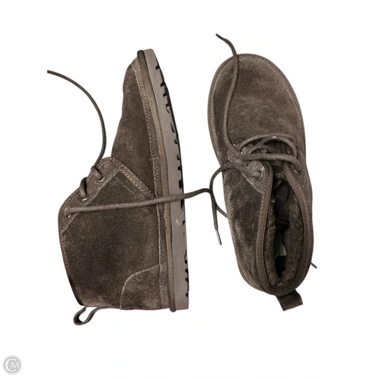 Boots Designer By Ugg In Brown, Size: 9