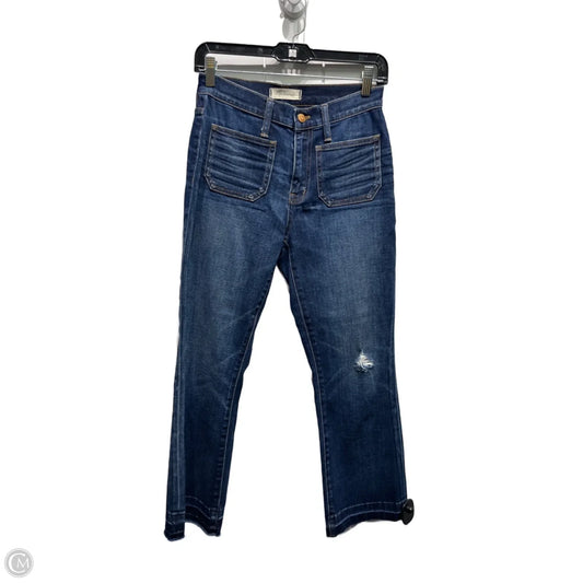 Jeans Flared By Madewell In Blue Denim, Size: 2