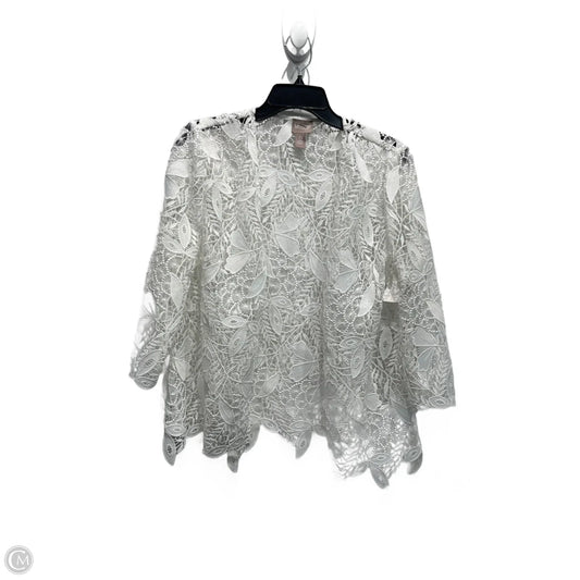 Cardigan By Chicos In White, Size: S