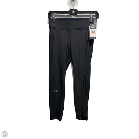 Athletic Leggings Capris By Under Armour In Black, Size: S