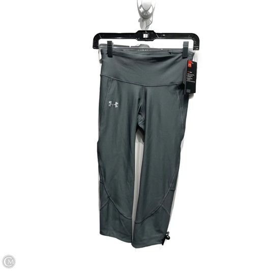 Athletic Leggings Capris By Under Armour In Grey, Size: S