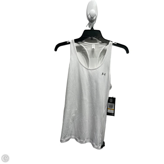 Athletic Tank Top By Under Armour In White, Size: S