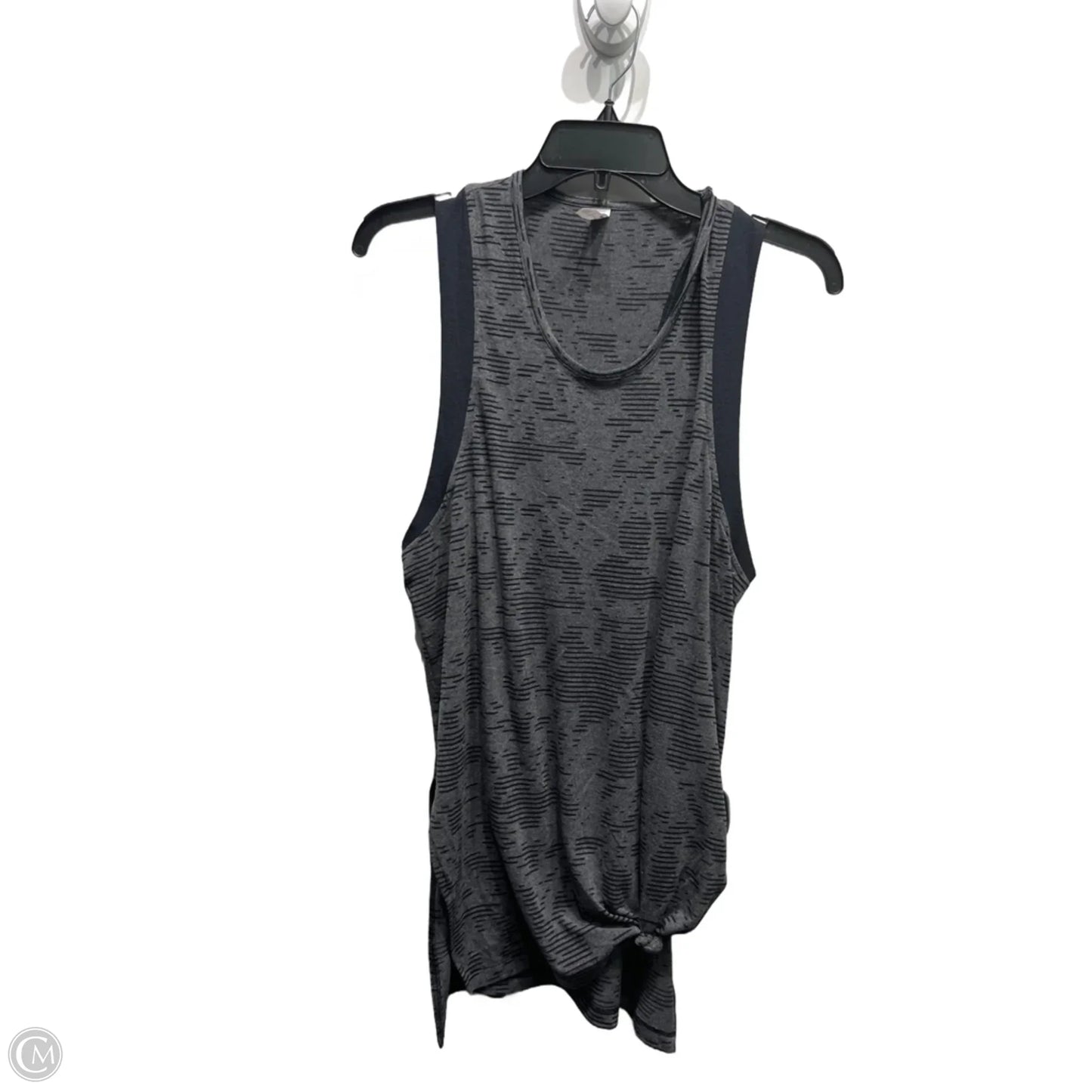 Athletic Tank Top By Under Armour In Black & Grey, Size: S