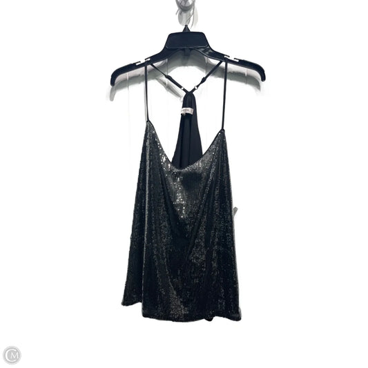 Top Sleeveless By Grace Karin In Black & Silver, Size: 2x