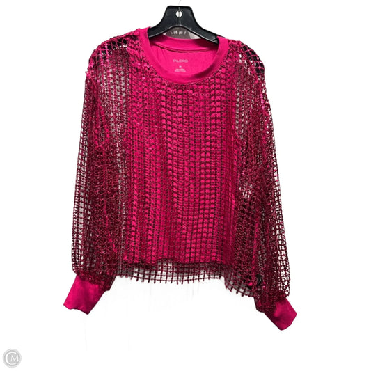 Top Long Sleeve By Pilcro In Pink, Size: Xs