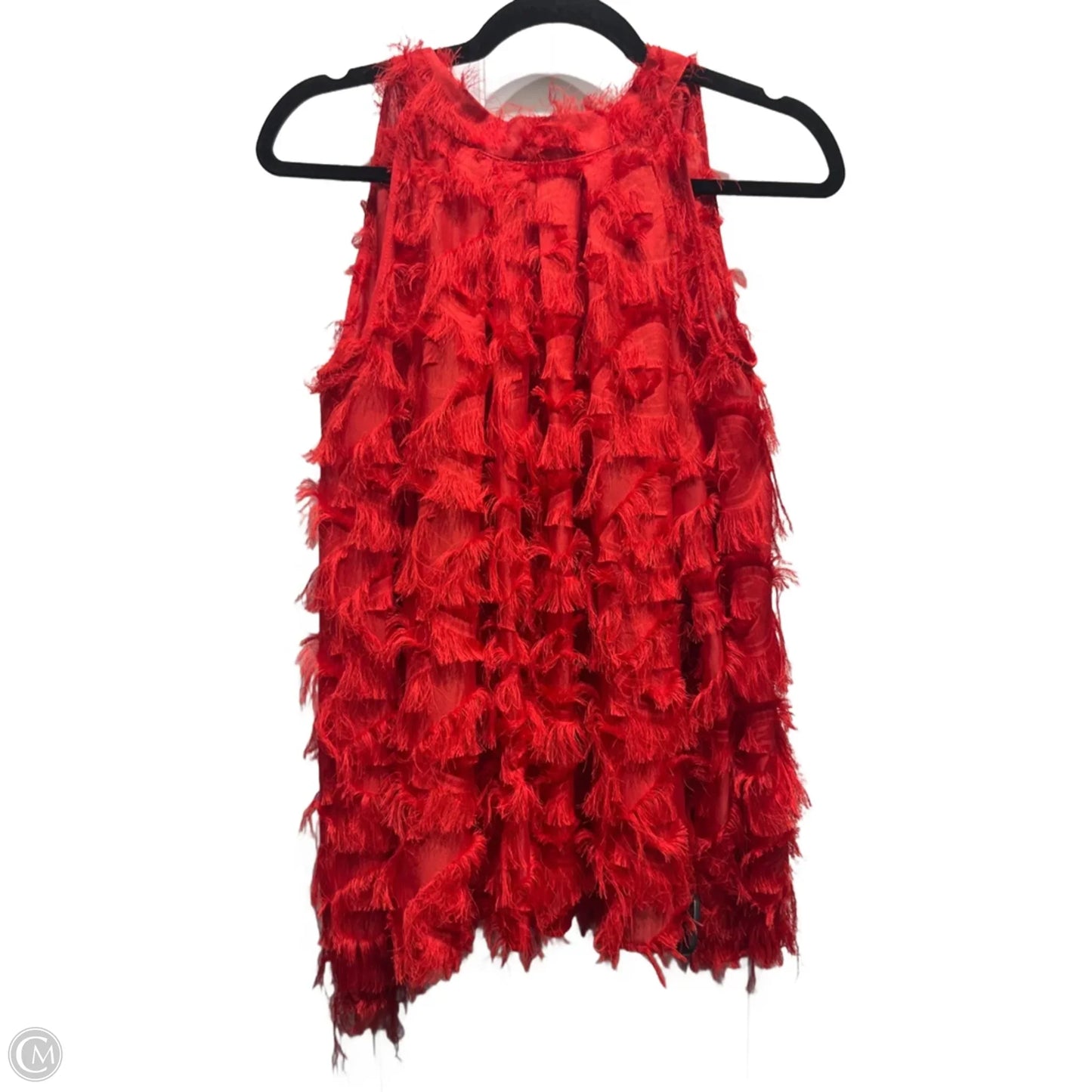 Top Long Sleeve By Amazon Essentials In Red, Size: L