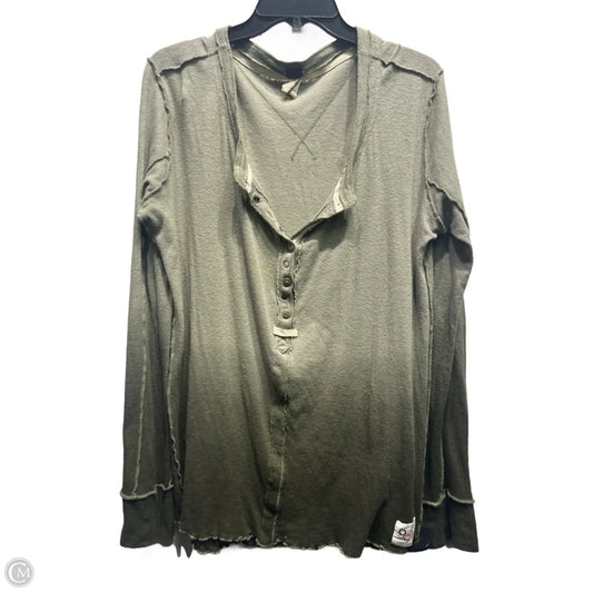 Tunic Long Sleeve By We The Free In Green, Size: L