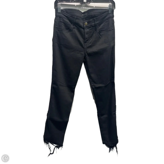 Jeans Skinny By Mother In Black Denim, Size: 28