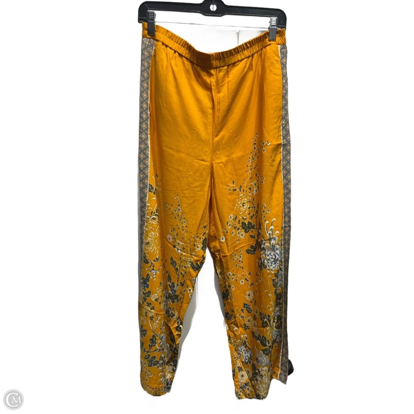 Pants Wide Leg By Anthropologie In Yellow, Size: M