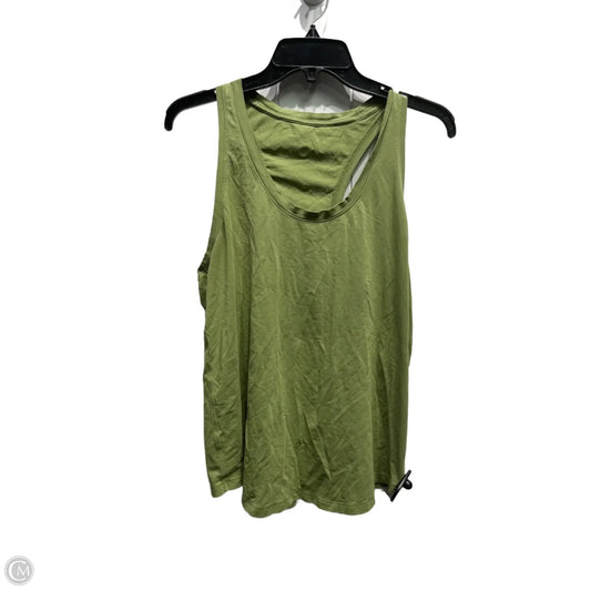 Athletic Tank Top By Lululemon In Green, Size: M