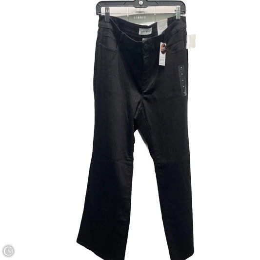 Jeans Wide Leg By Lane Bryant In Black Denim, Size: 16