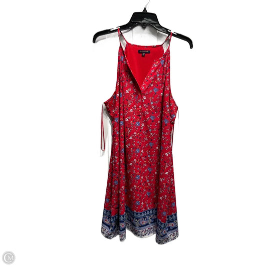 Dress Casual Short By Skies Are Blue In Blue & Red, Size: Xl