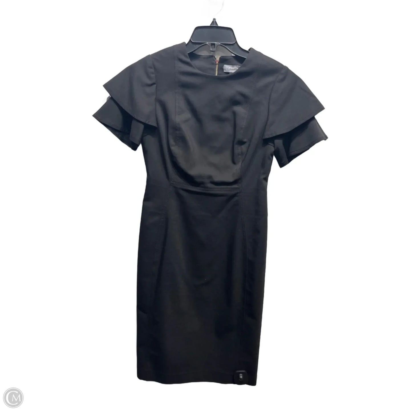 Dress Work By Calvin Klein In Black, Size: 2