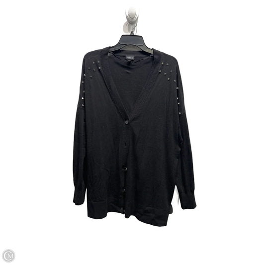 Sweater Cardigan By Torrid In Black, Size: 1x