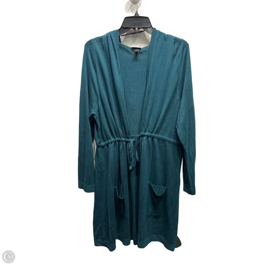 Sweater Cardigan By Torrid In Green, Size: 1x