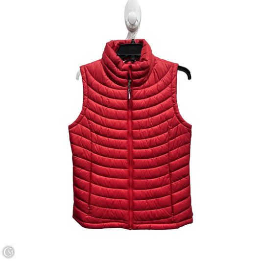 Vest Puffer & Quilted By Tommy Hilfiger In Red, Size: S