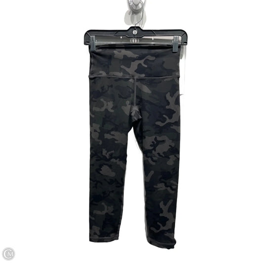 Athletic Capris By Zyia In Black & Green, Size: 4