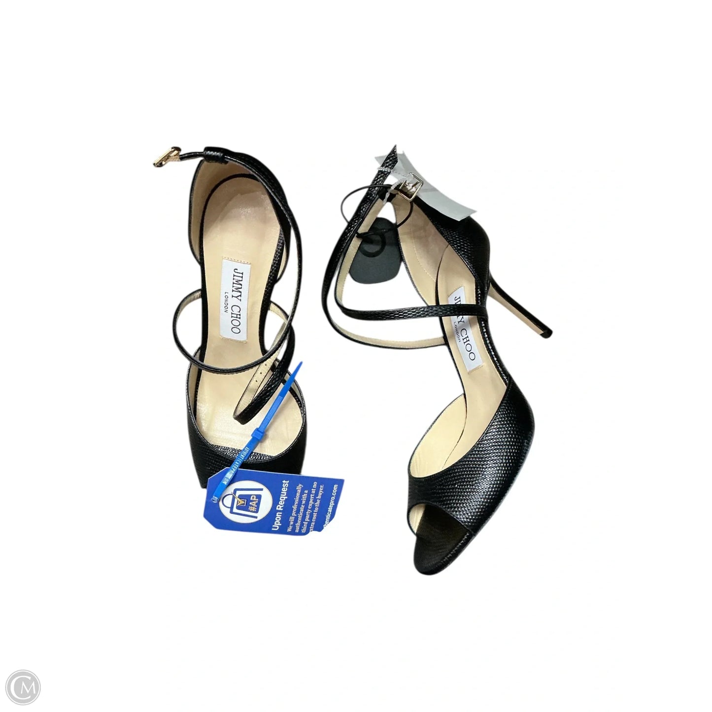 Shoes Luxury Designer By Jimmy Choo In Black, Size: 8