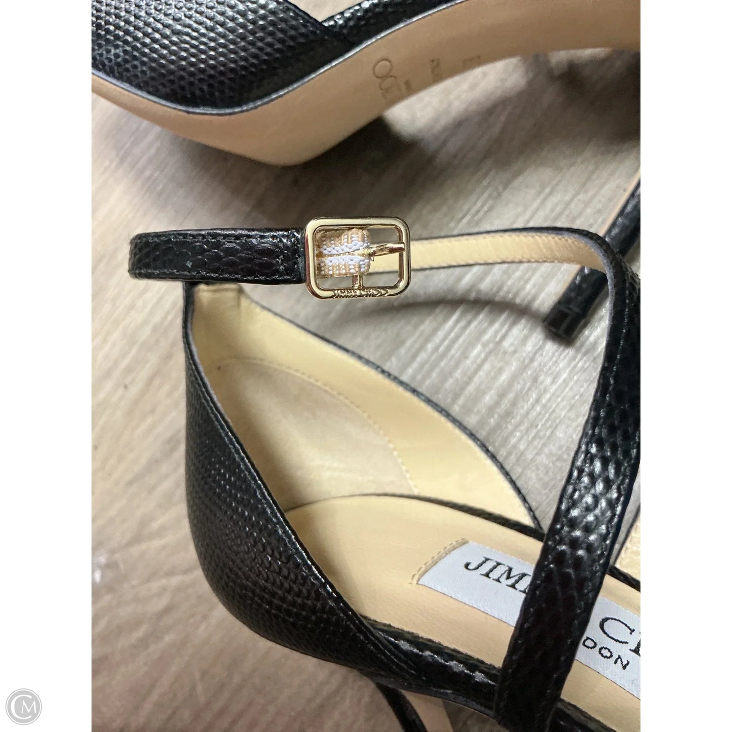 Shoes Luxury Designer By Jimmy Choo In Black, Size: 8