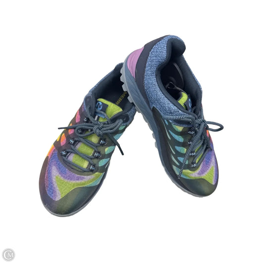 Shoes Athletic By Merrell In Blue & Orange, Size: 8