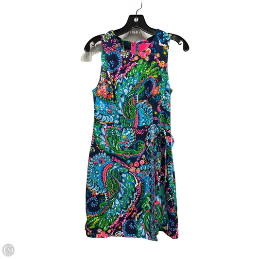 Dress Designer By Lilly Pulitzer In Blue & Pink, Size: 0