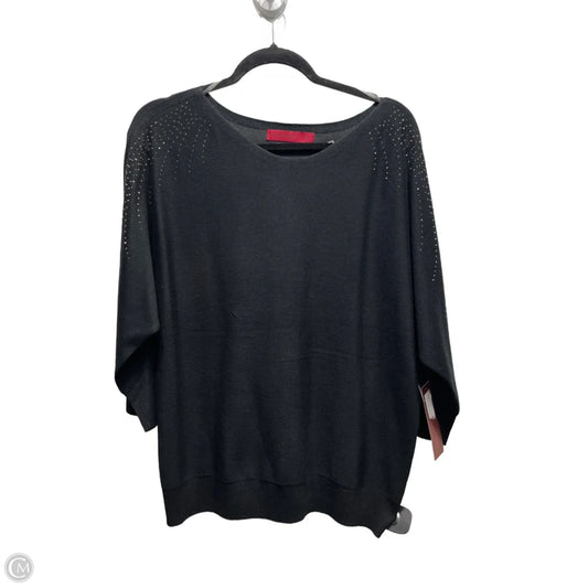 Top Long Sleeve By Love Scarlett In Black, Size: Xl