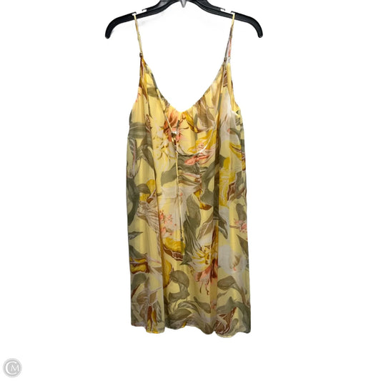 Dress Casual Short By White House Black Market In Yellow, Size: 14
