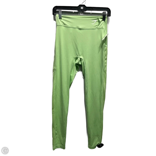 Athletic Leggings By Gym Shark In Green, Size: S