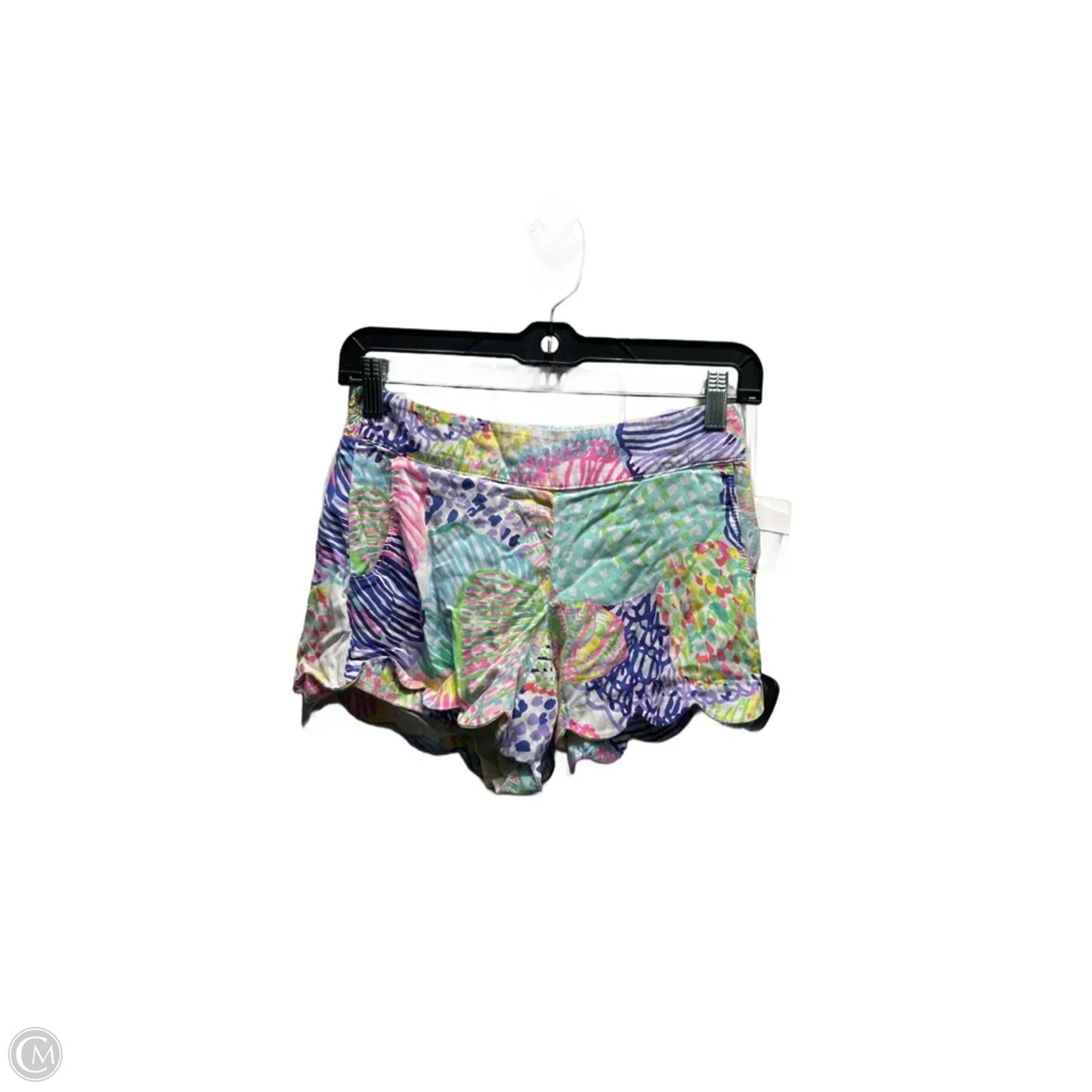 Shortalls Designer By Lilly Pulitzer In Pink & Purple, Size: Xs