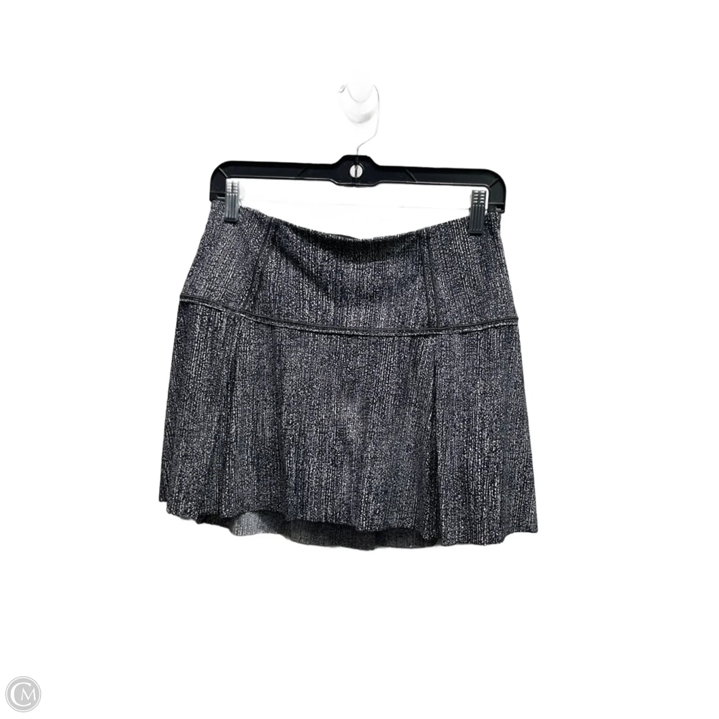 Athletic Skort By Lululemon In Black & White, Size: 6
