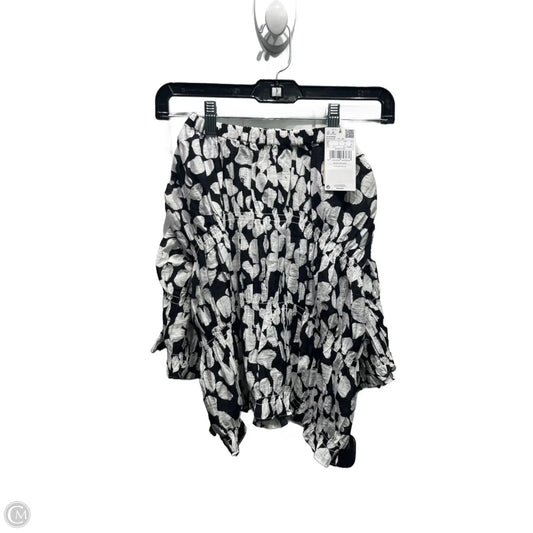 Top Short Sleeve By Mng In Black & White, Size: 4